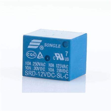 Rele Relay 12v Dc Simple Inversor 10a 220v x 5 Unidades
